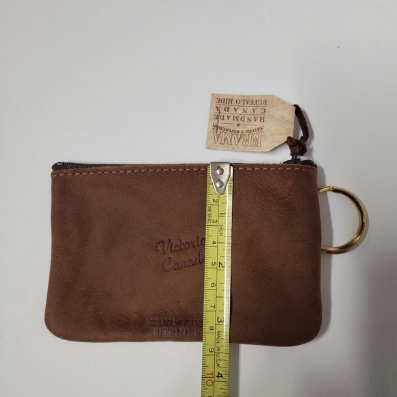 BRAMA Buffalo HIDE Keychain Wallet NWT - Picture 6 of 8